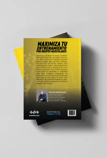 Mockup Maximiza tu entrenamiento por grupos musculares