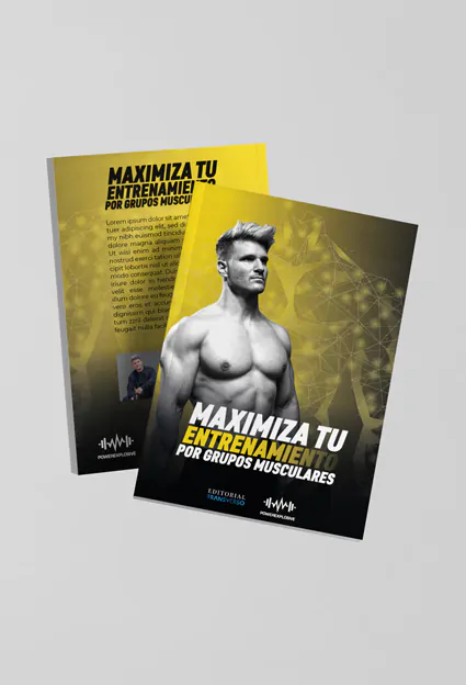 Mockup Maximiza tu entrenamiento por grupos musculares