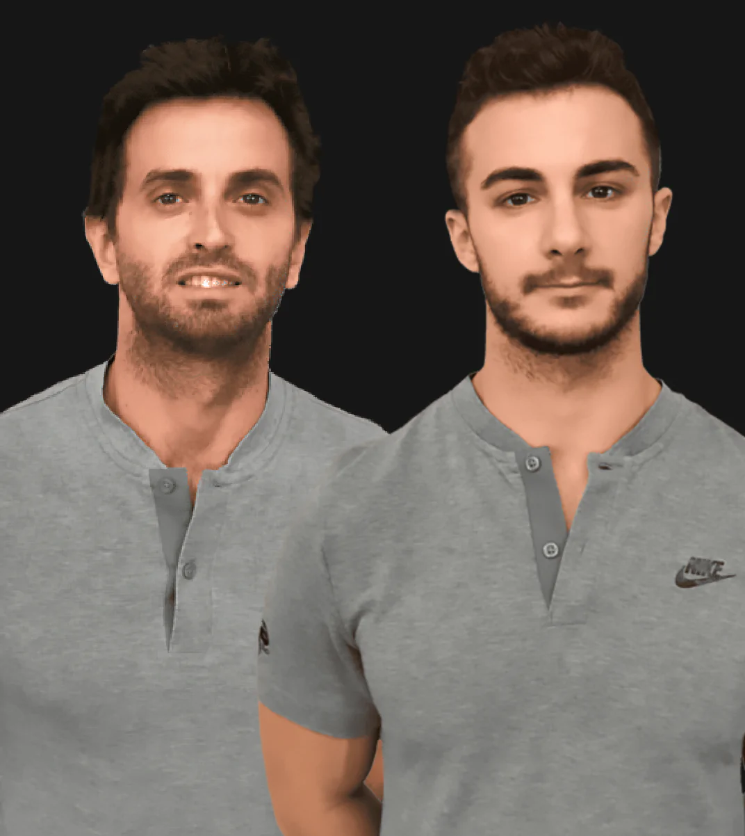 Enrique Brisach y Miguel Serra